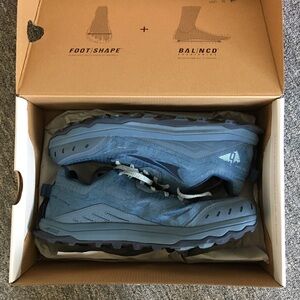 Navy Blue Light Blue Altra Lone Peak 6 Trail Running Shoes